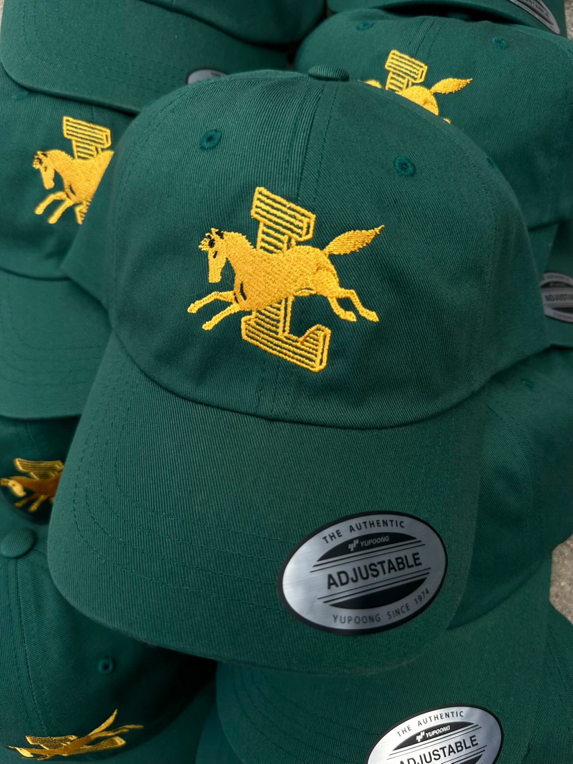 HORSE DAD HAT — GREEN