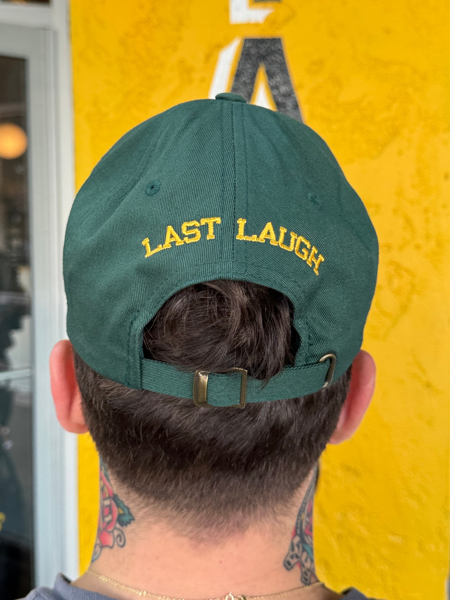 HORSE DAD HAT — GREEN
