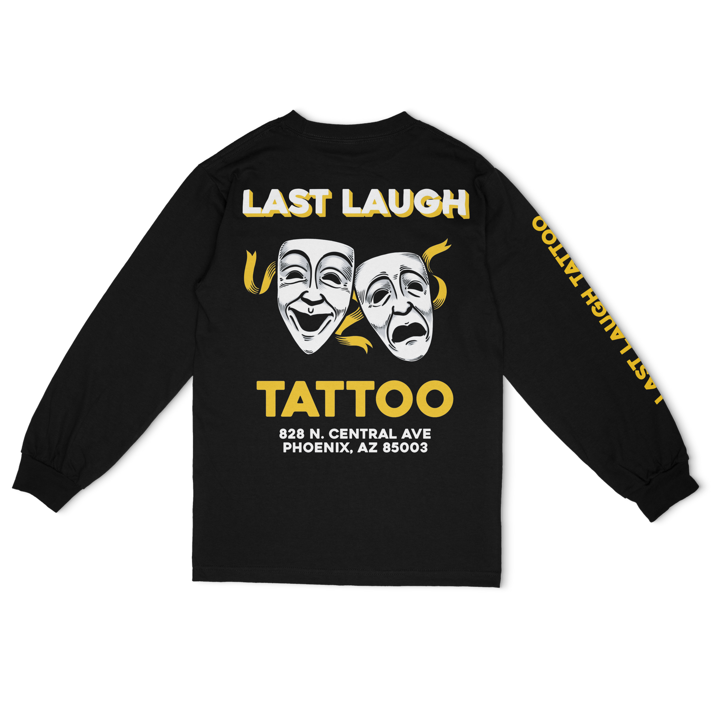 LOGO LONG SLEEVE — BLACK