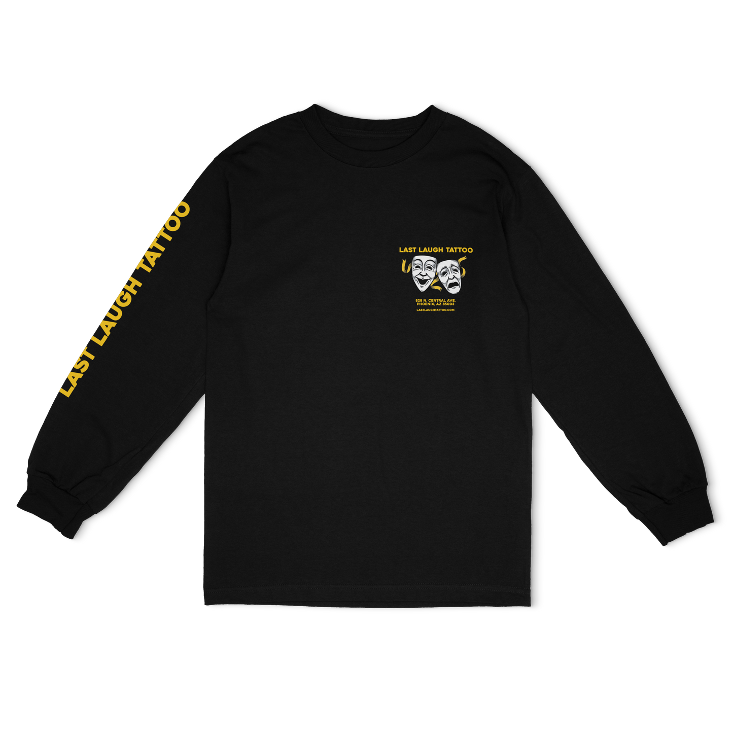 LOGO LONG SLEEVE — BLACK