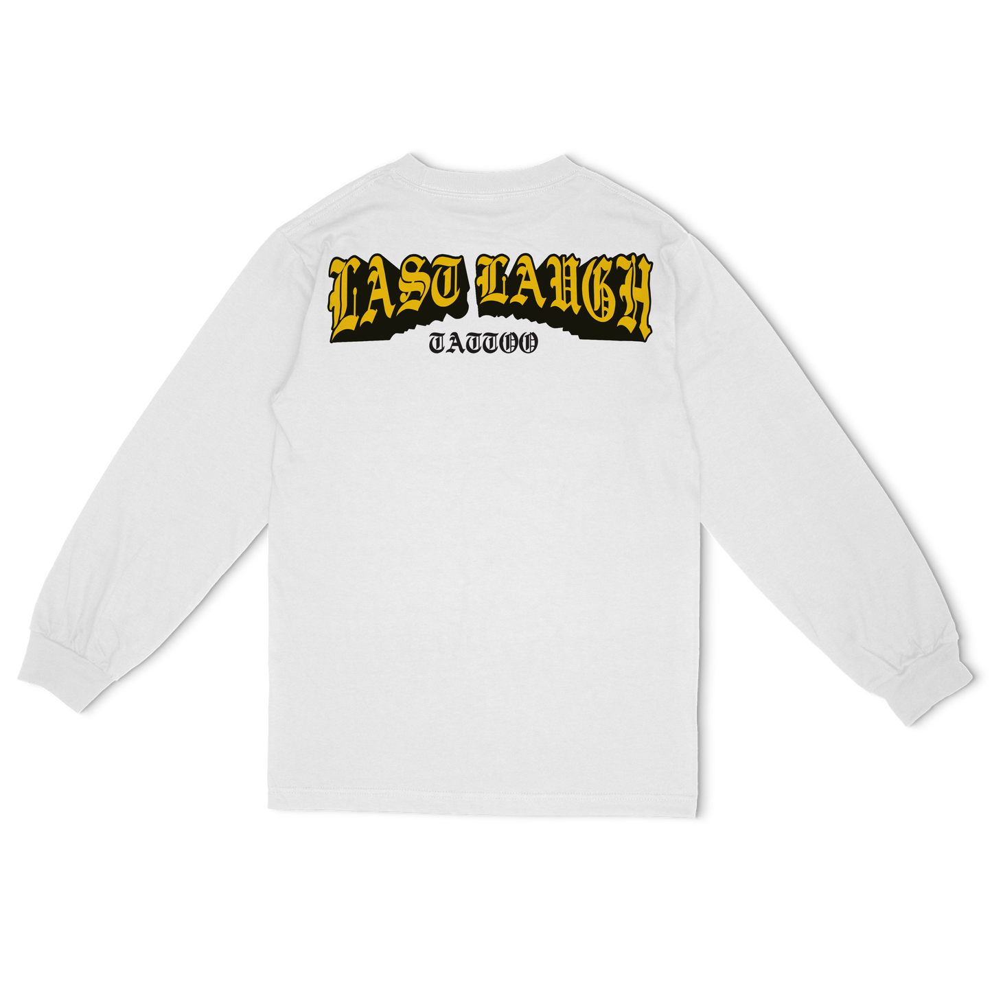 MONOGRAM LONG SLEEVE — WHITE